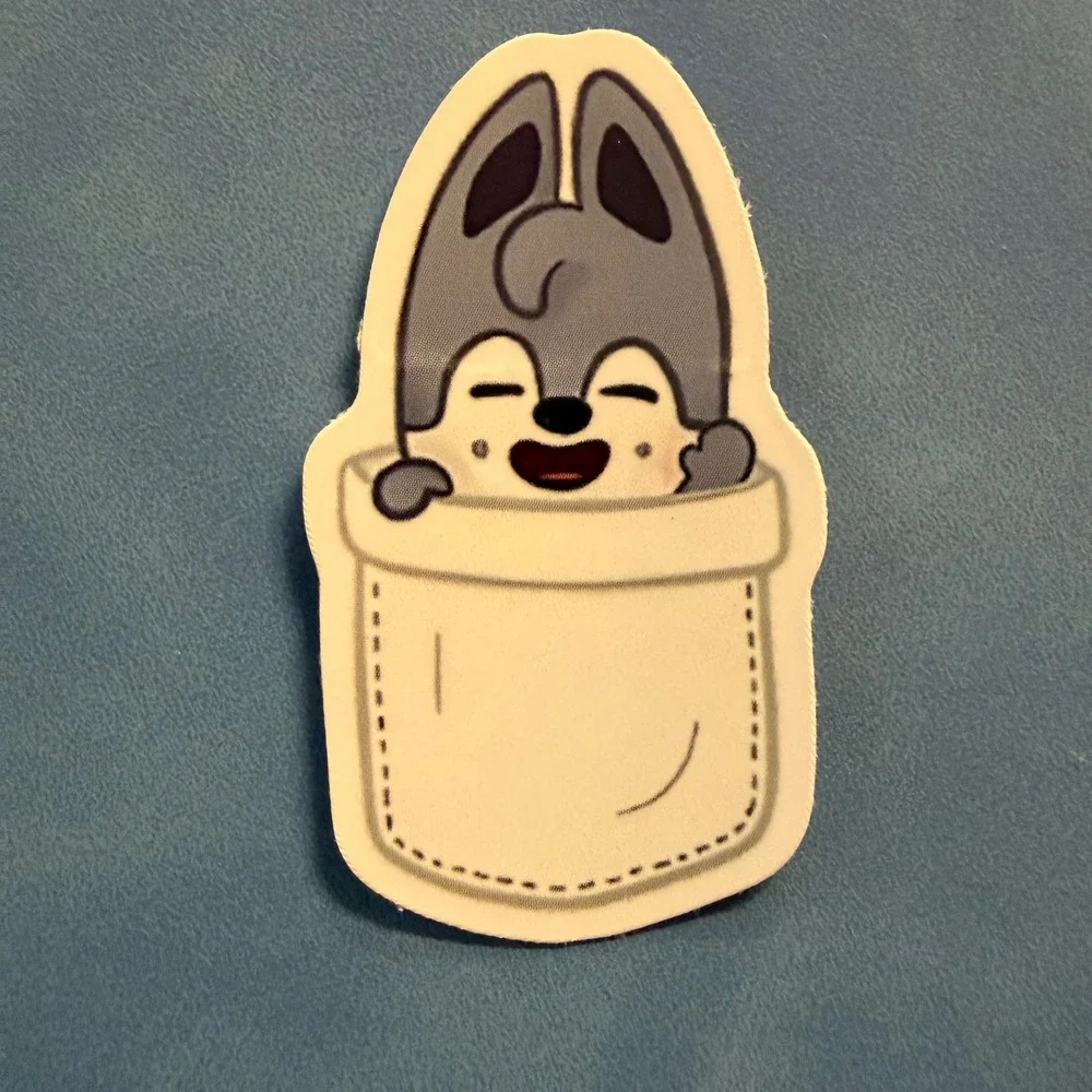 Stray Kids Inspired Skzoo Pocket Wolfchan Stickers