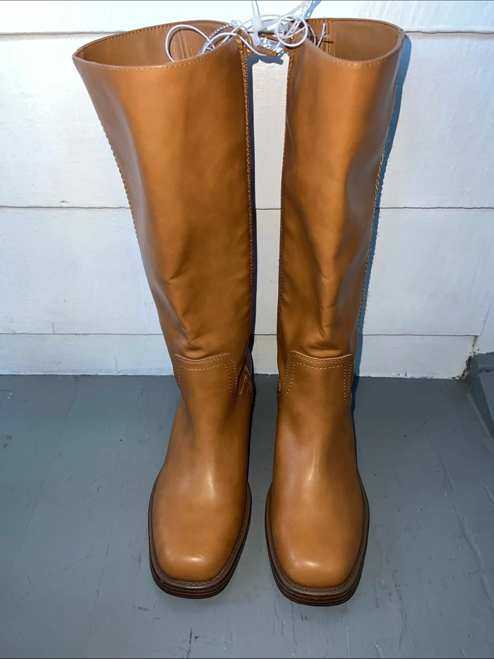 Indigo rd n he Classic Tall Leather Riding Boots - Tan
