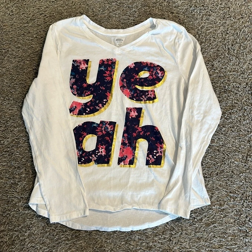 EUC Girls  Old Navy LS Tee, Size YXL (14)