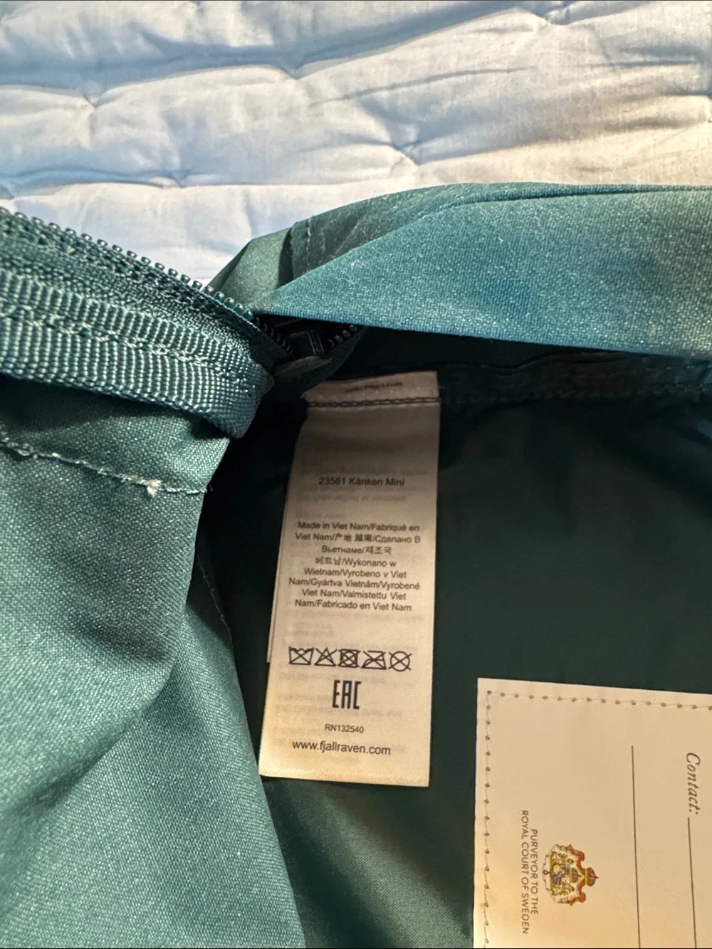Kånken Mini Backpack in Dark Green