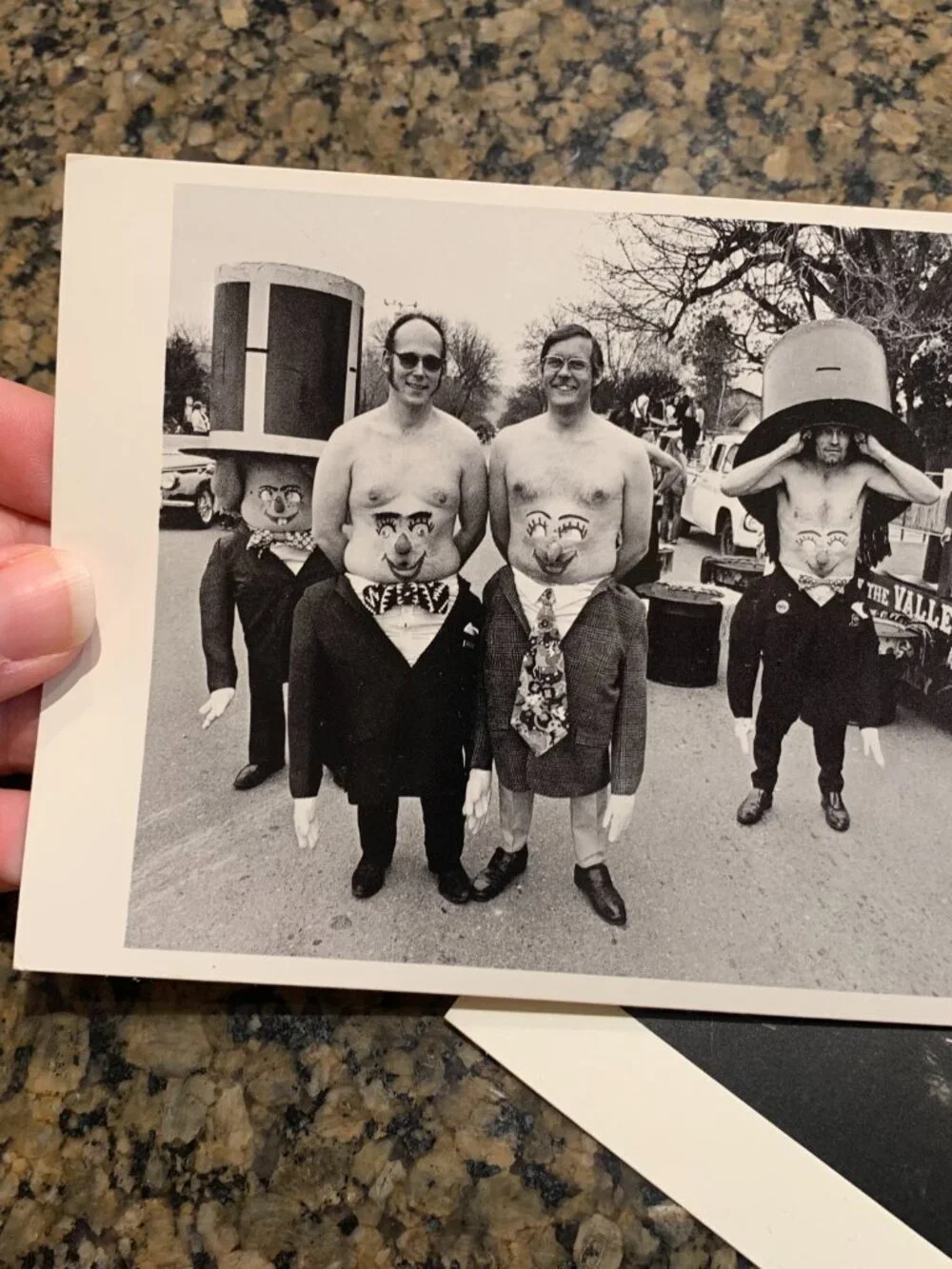 1972 KNBR Good Times Parade Pleasanton California Bill Owens Art Postcard.
