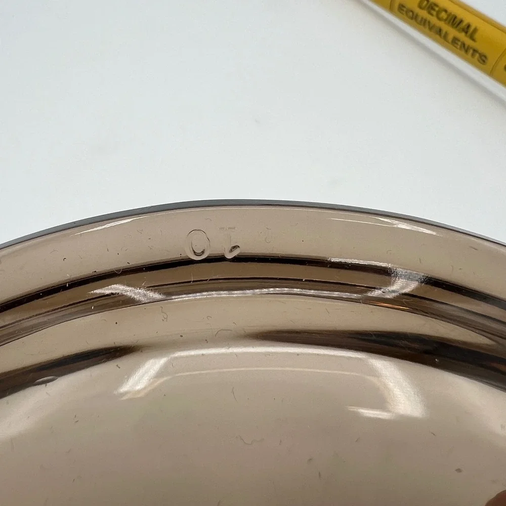 Pyrex Visions Amber Glass Lid P-81-C Replacement 6.25 Inch Brown Smoke Tint