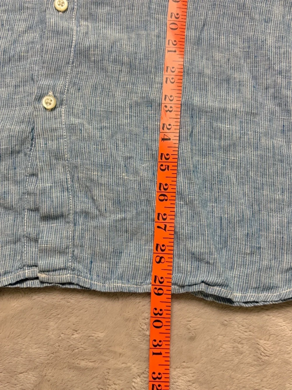 Banana Republic measurements stains