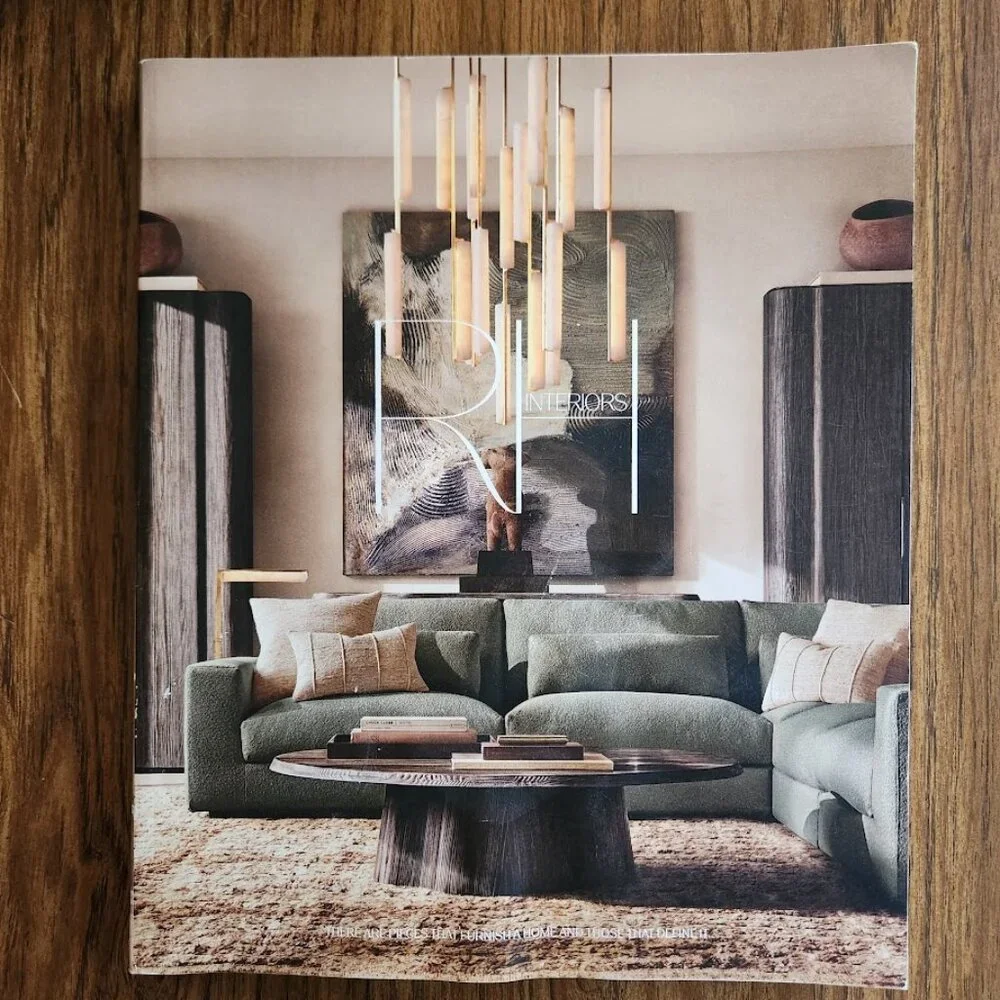 Restoration Hardware RH Interiors Spring 2025 Furniture Catalog Magazine Book