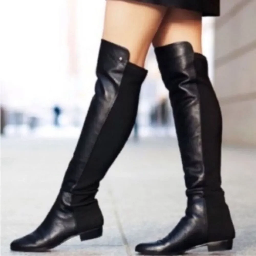 Vince Camuto Women's Black Over The Knee Boots Size 6.5