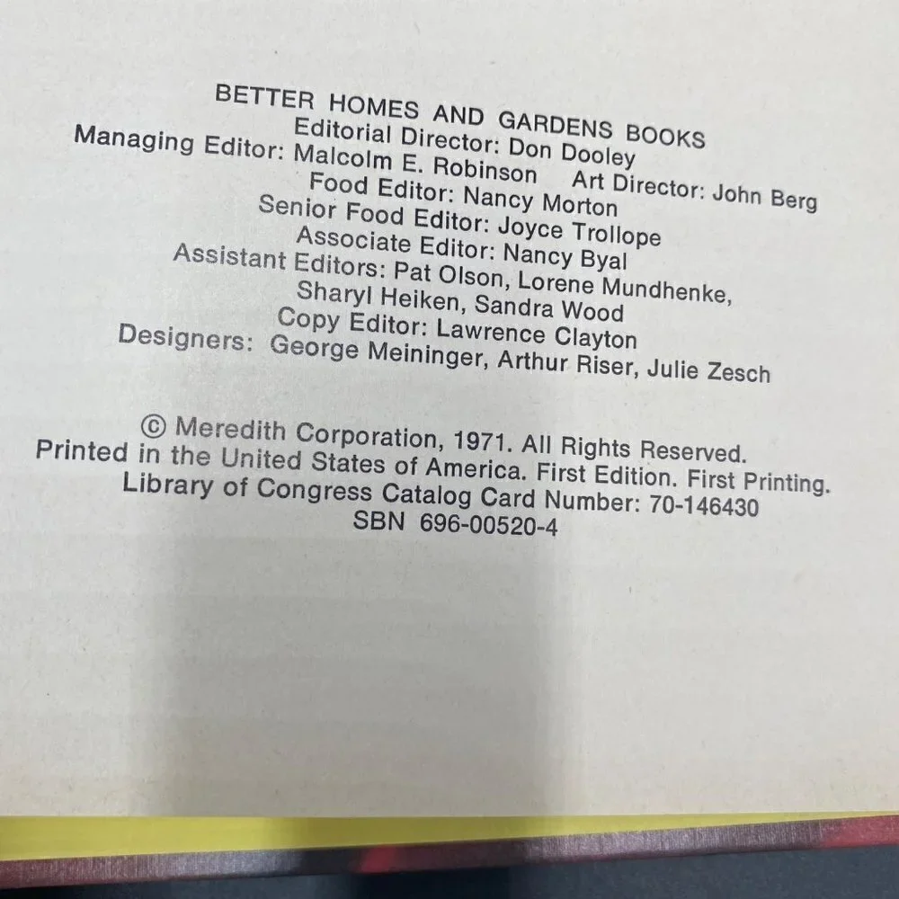 Vintage Better Homes & Gardens Blender Cookbook