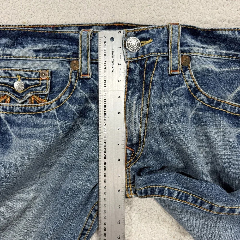 VTG True Religion Rainbow Joey Jeans Men's 38 (Actual 39x31) USA Streetwear Y2K
