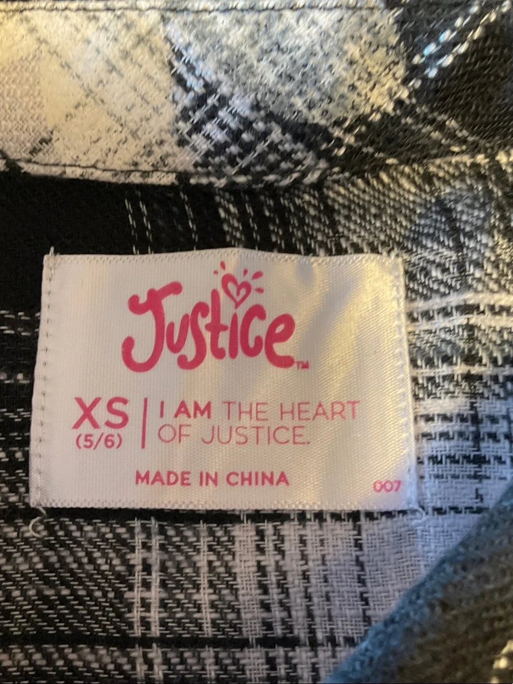 Justice black white
