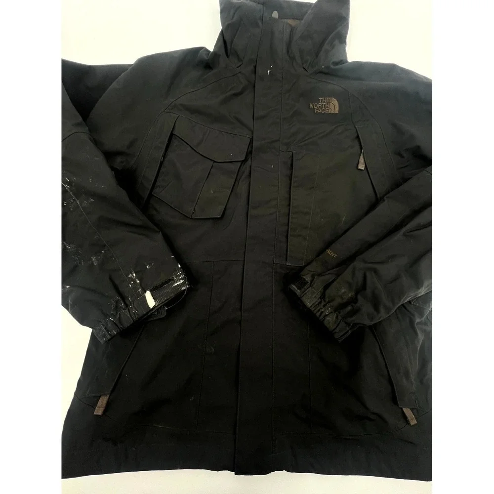 The North Face Dryvent‎ Ski Jacket Mens Small Black Lined Waterproof Insulated