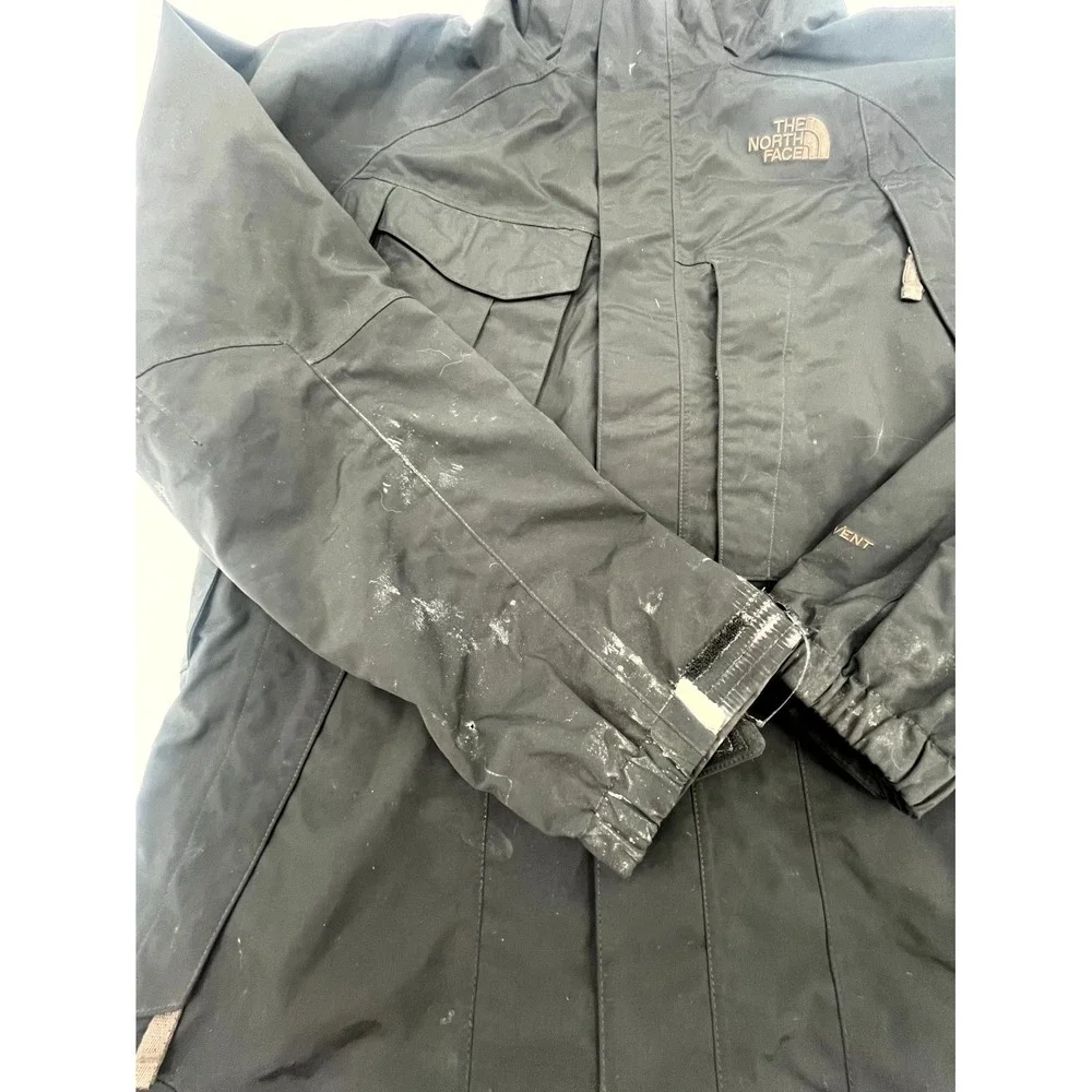 The North Face Dryvent‎ Ski Jacket Mens Small Black Lined Waterproof Insulated