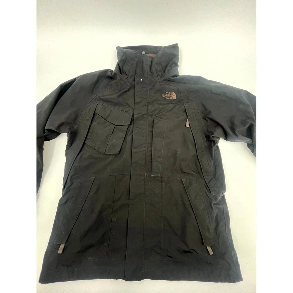 The North Face Dryvent‎ Ski Jacket Mens Small Black Lined Waterproof Insulated
