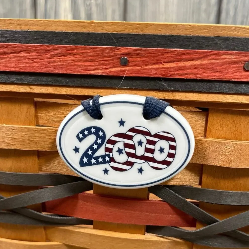 Longaberger 2000‎ Century Celebration All American Sparkler Basket Protector USA