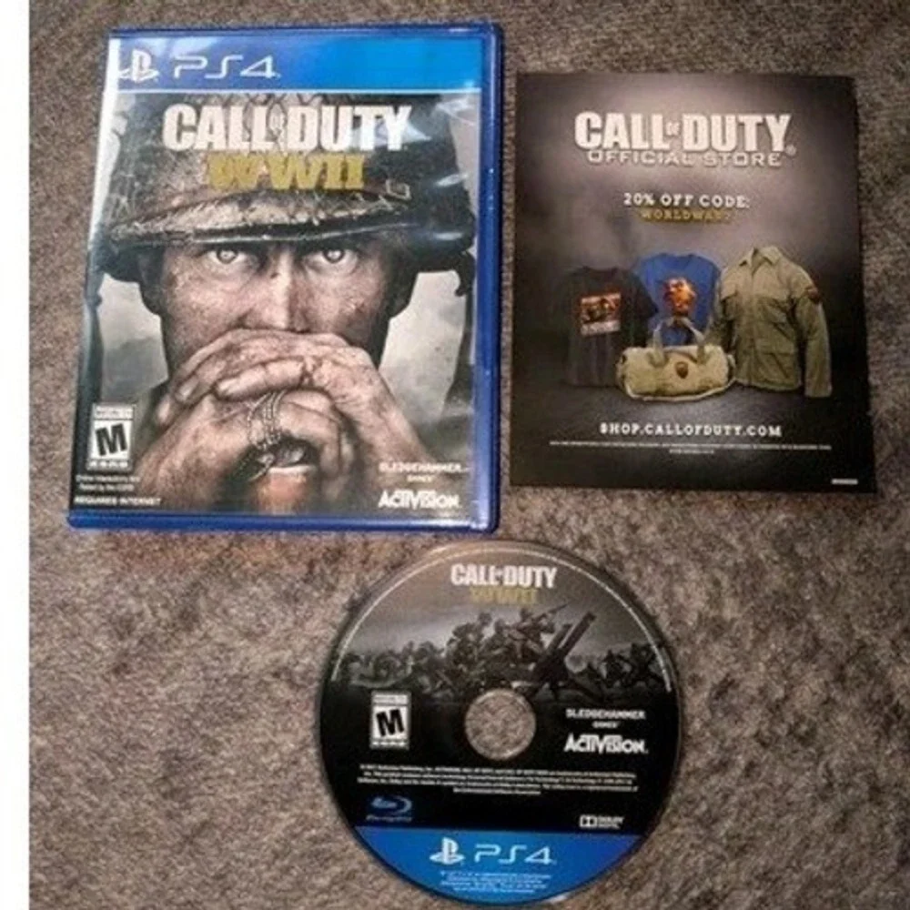 Call of‎ Duty WWII WWII PS4 PlayStation 4 Activision Sledgehammer Games 2017