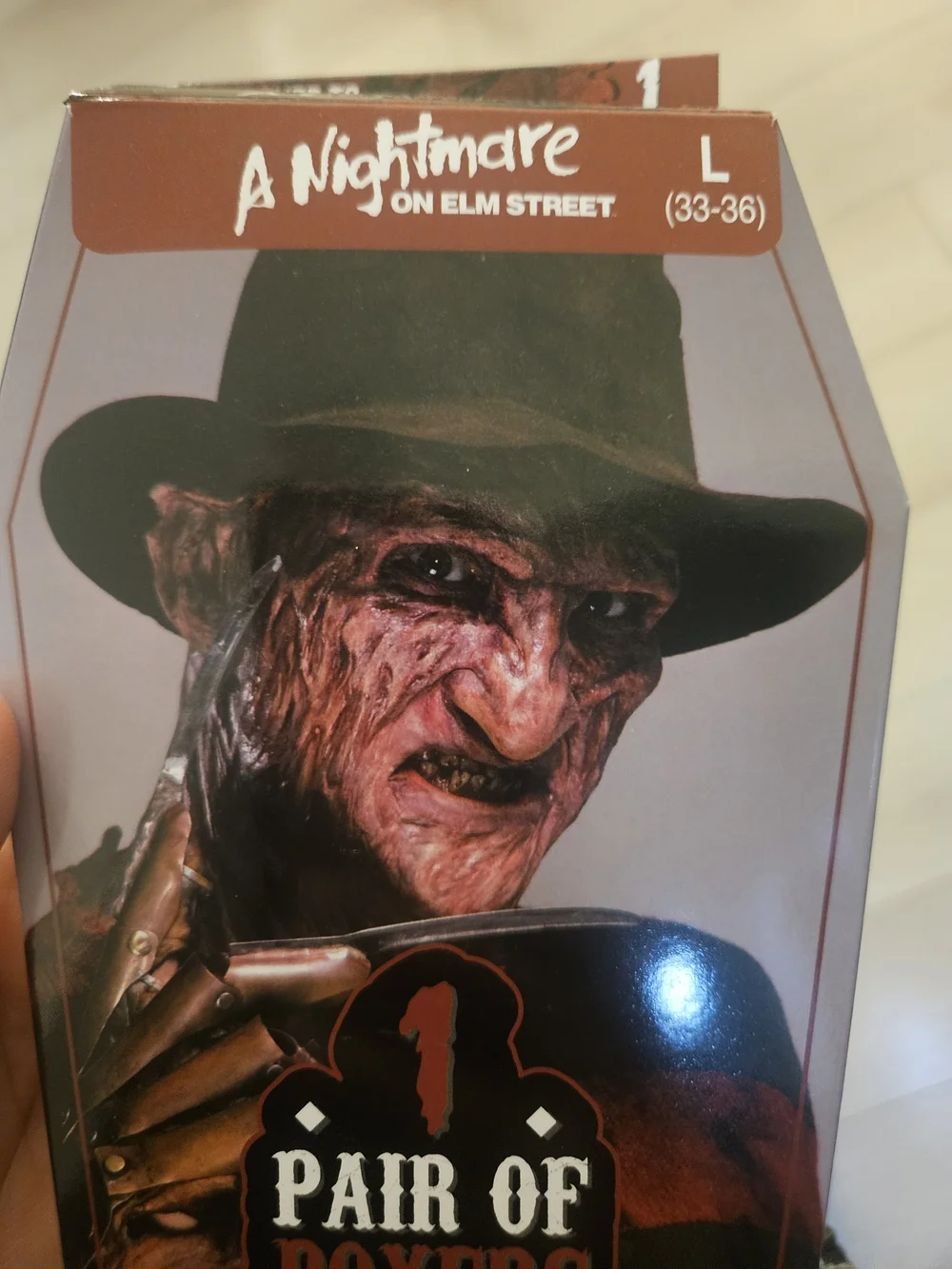 Freddy 'A Nightmare on Elm Street' Men's Boxer Briefs in Black & Red