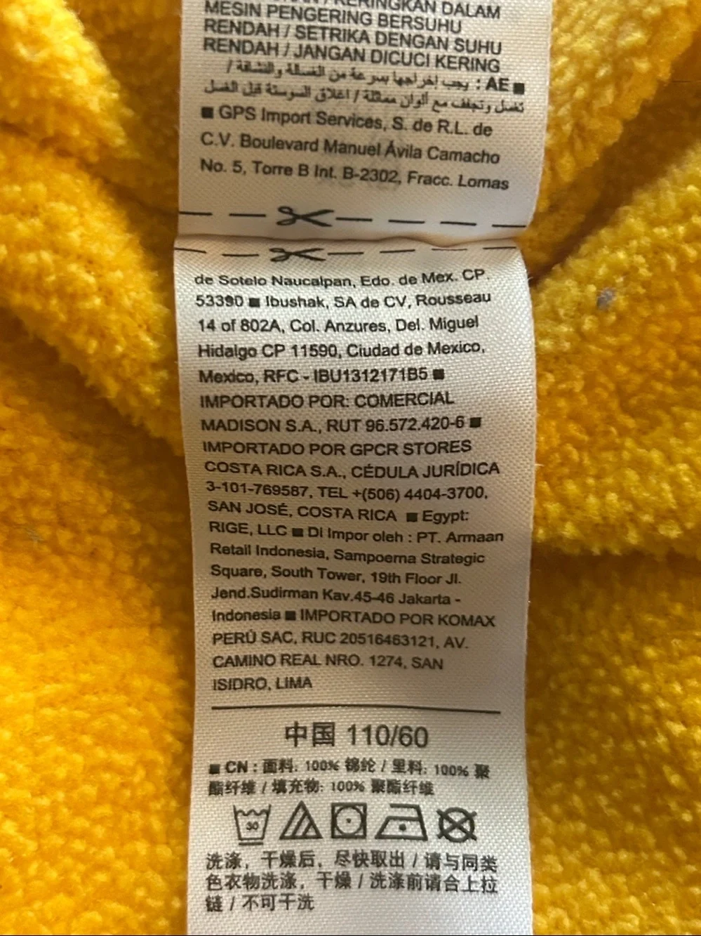 Old Navy Yellow Hooded Puffer Jacket for Kids