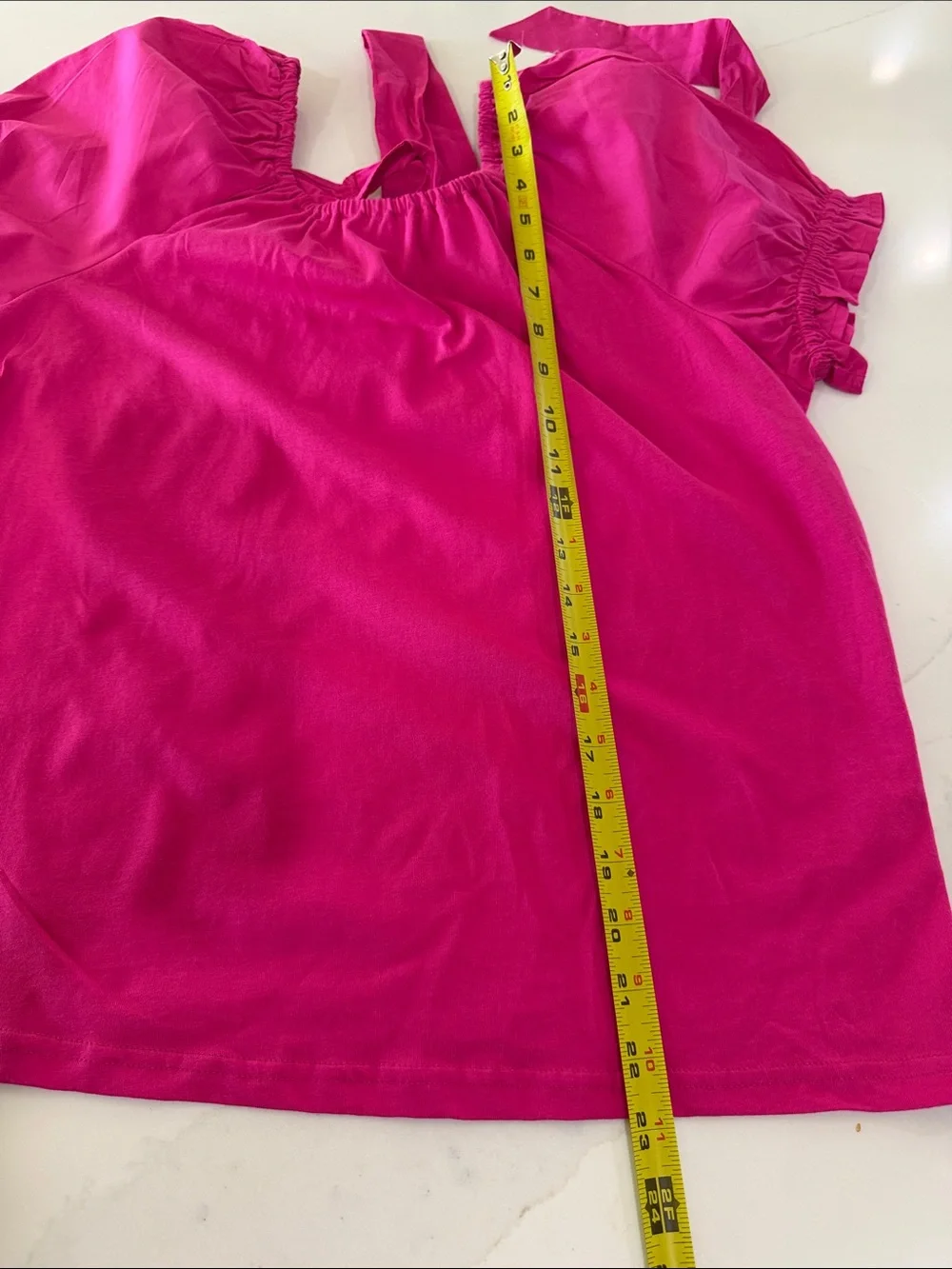 J. Crew gathered blouse puff