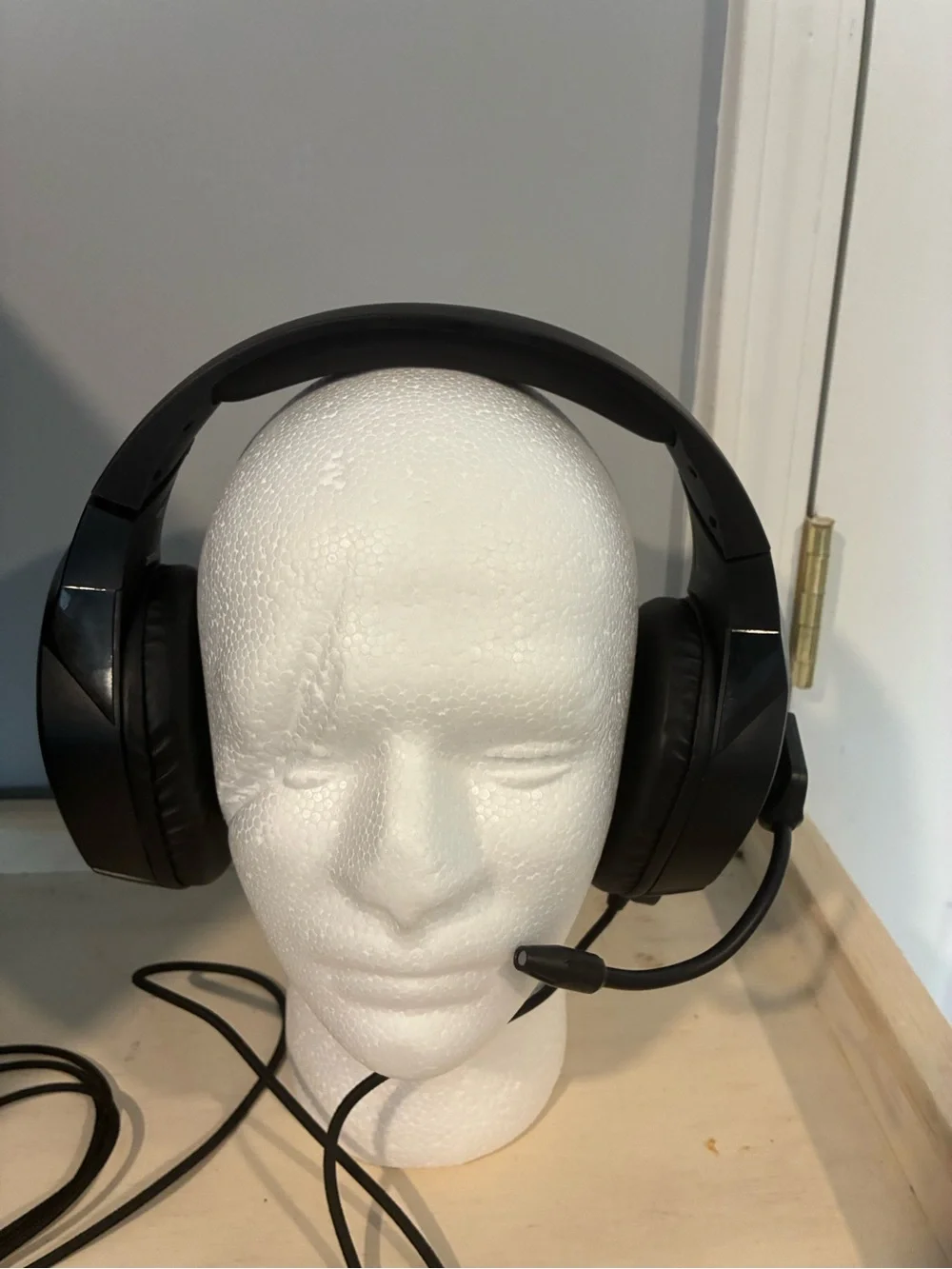 Over-Ear Gaming Headset in Black and White