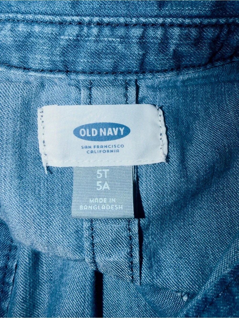 Old Navy soft indigo