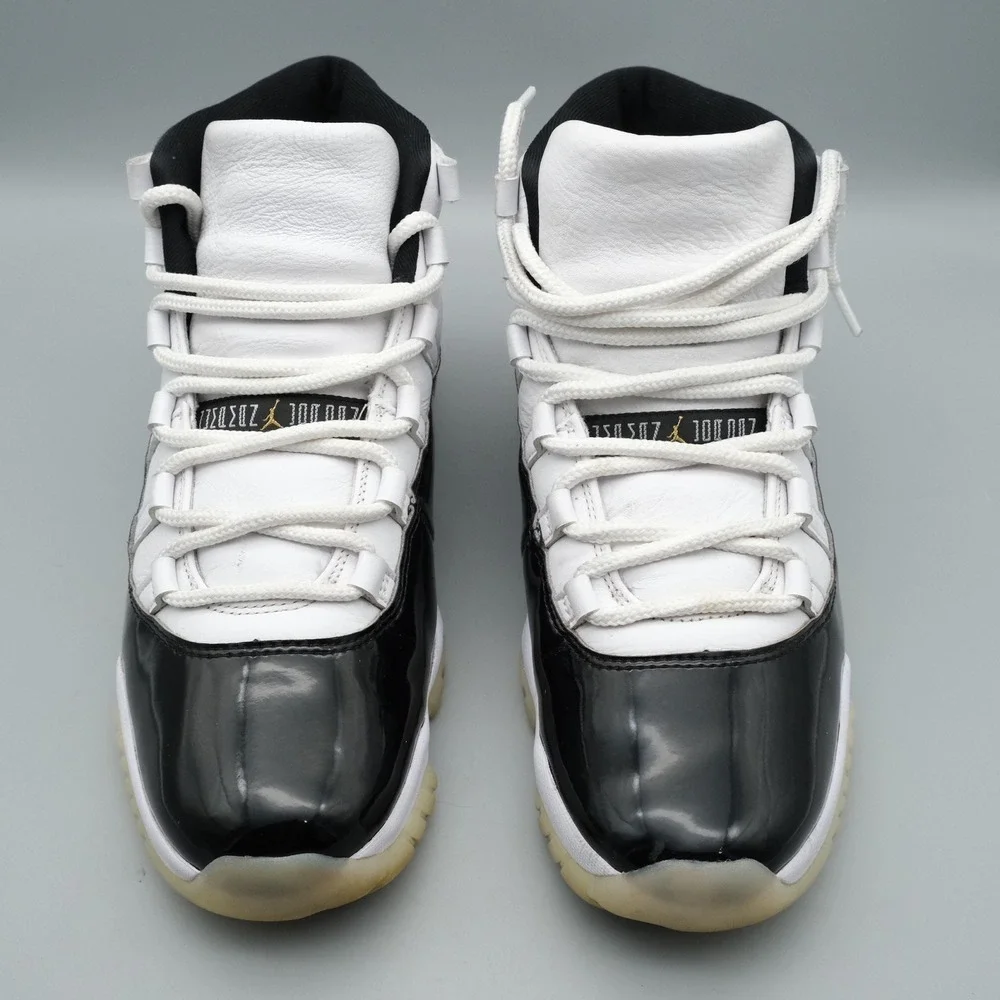 Nike Air Jordan 11 Retro Gratitude Mens 10 White Gold Black CT8012-170