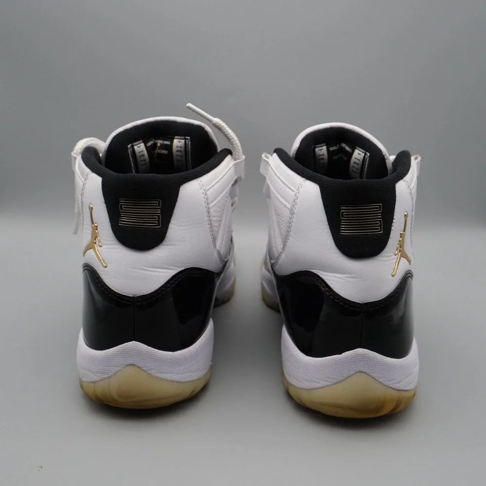 Nike Air Jordan 11 Retro Gratitude Mens 10 White Gold Black CT8012-170