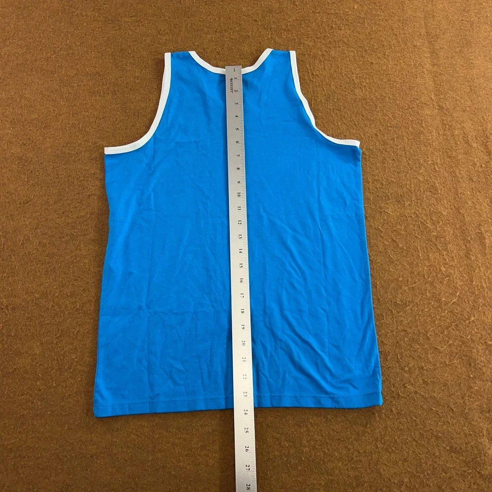Old Navy Boys XL Blue SURF Graphic Ringer Tank Top Shirt NWT