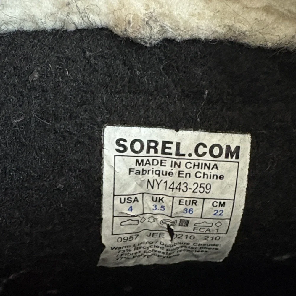 Sorel boots tan