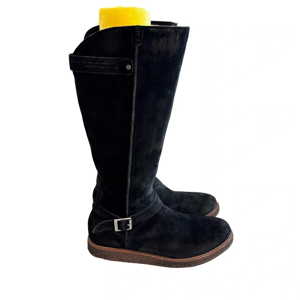 Ugg Women’s Gellar Black Suede Boots Sz 9