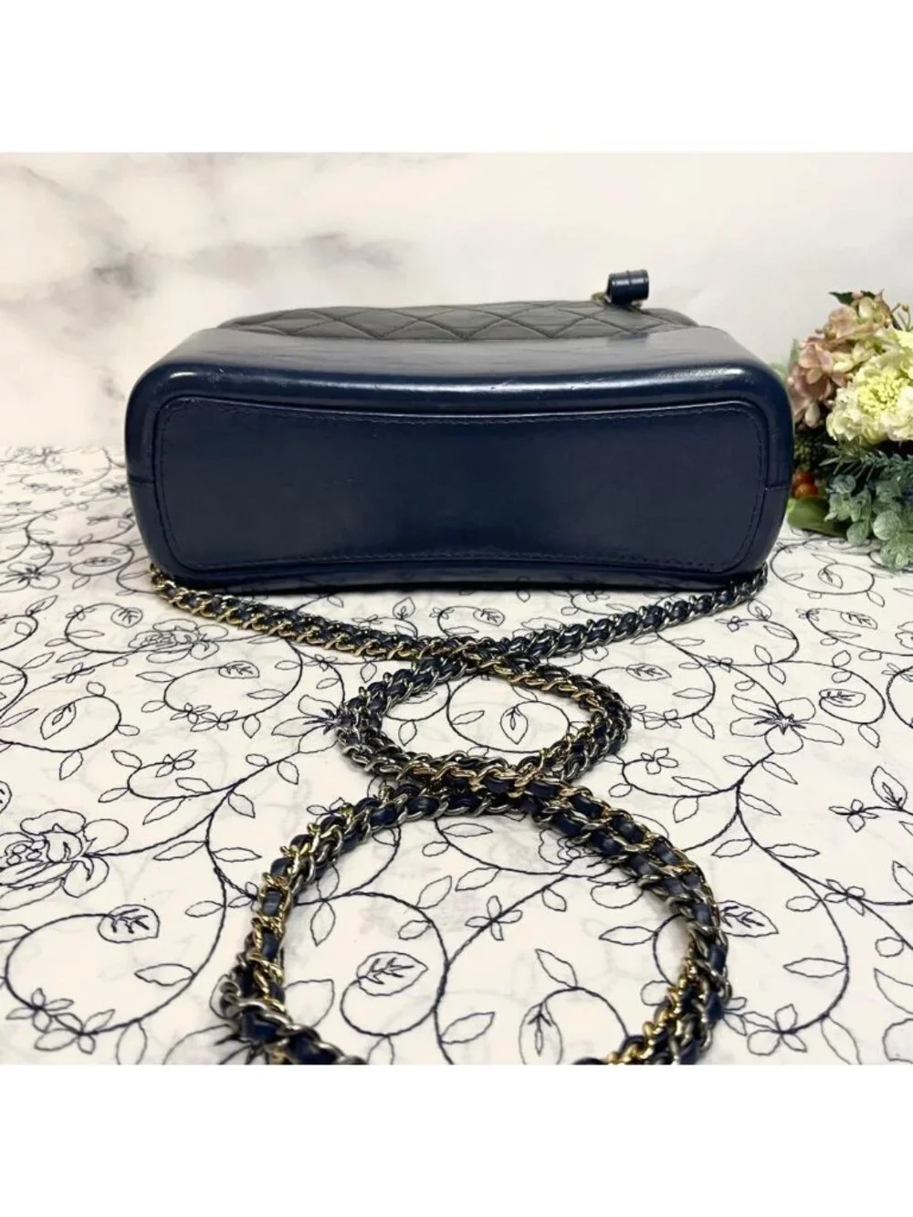 Chanel Gabrielle Bicolor Quilted Handbag