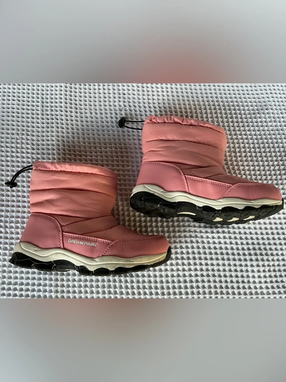 Dream Pairs Kids Pink Insulated Snow Boots