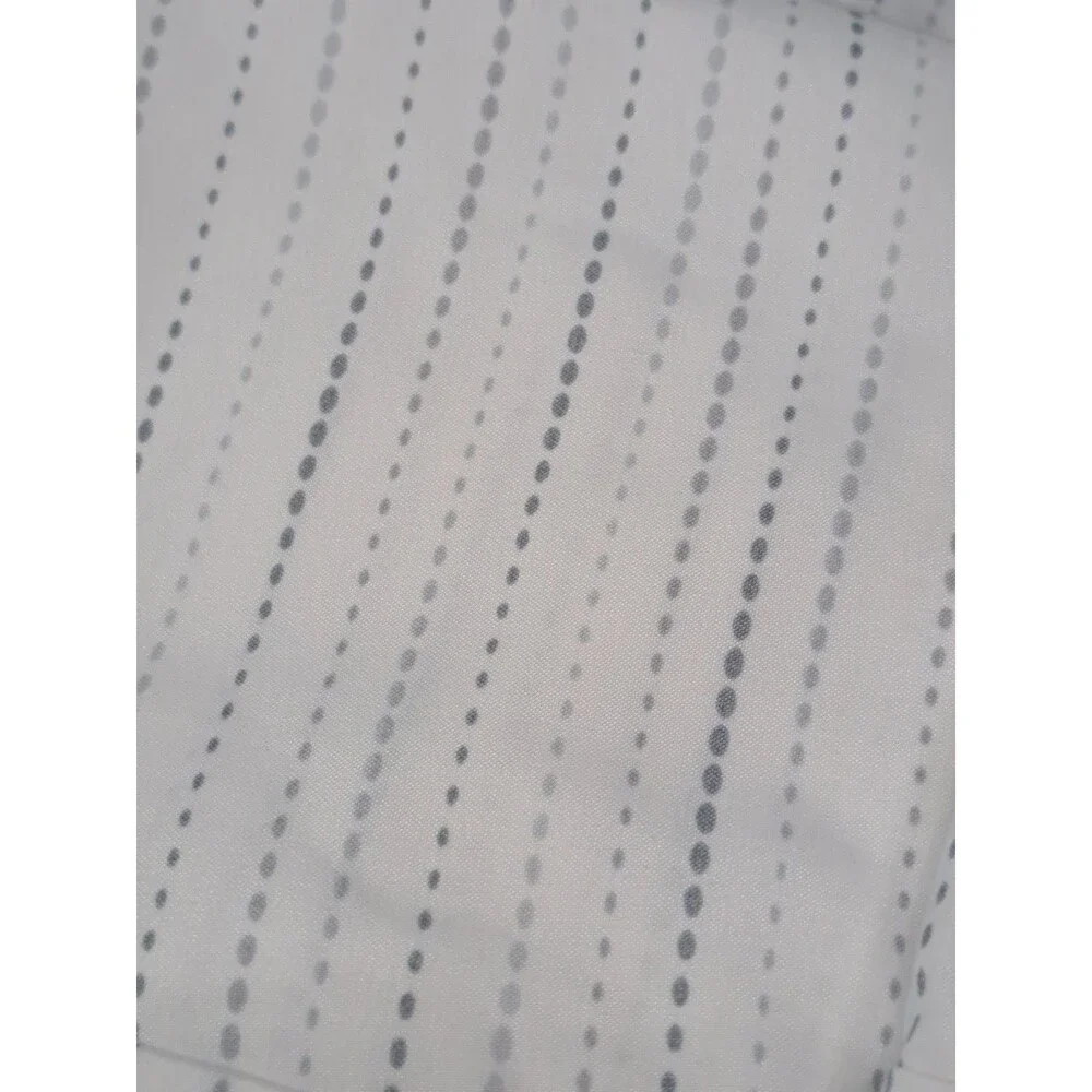 Charisma White Black King Flat Sheet, Fitted Sheet & 4 Pillowcase Dotted Stripe