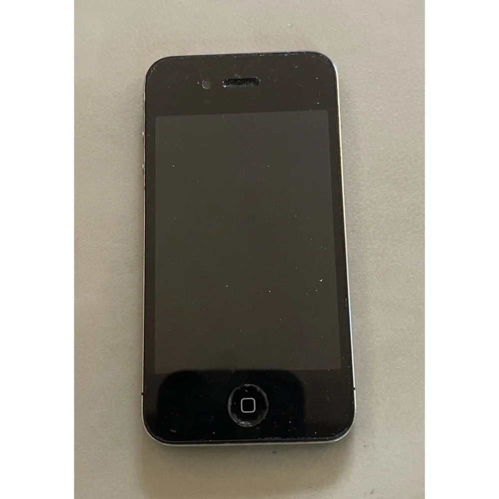 Apple iPhone 4 Black Working‎ Back Glass Broken