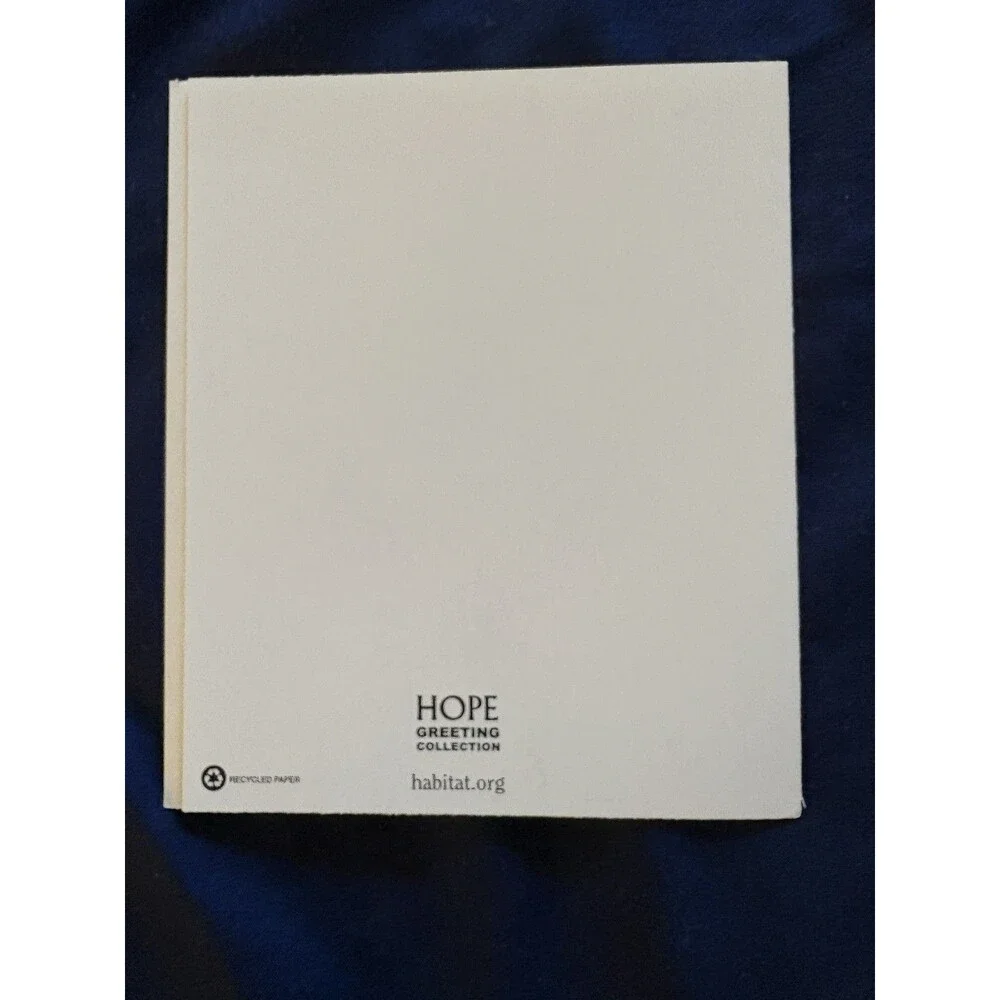 Generic Card with White Envelope | Purple Flower design By Habitat