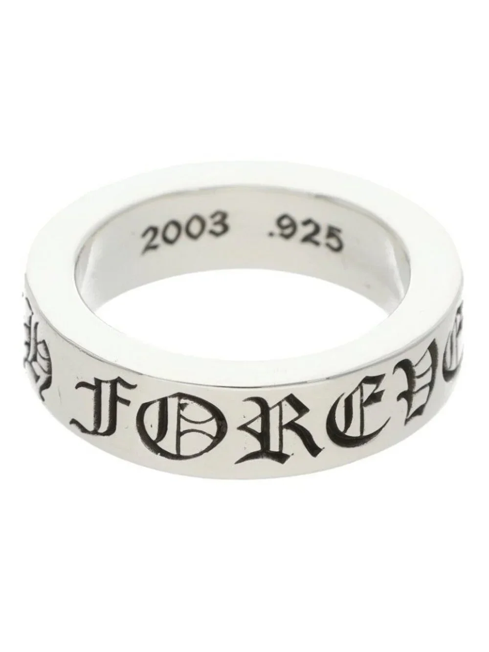 Chrome Hearts Spacer Forever Silver Ring
