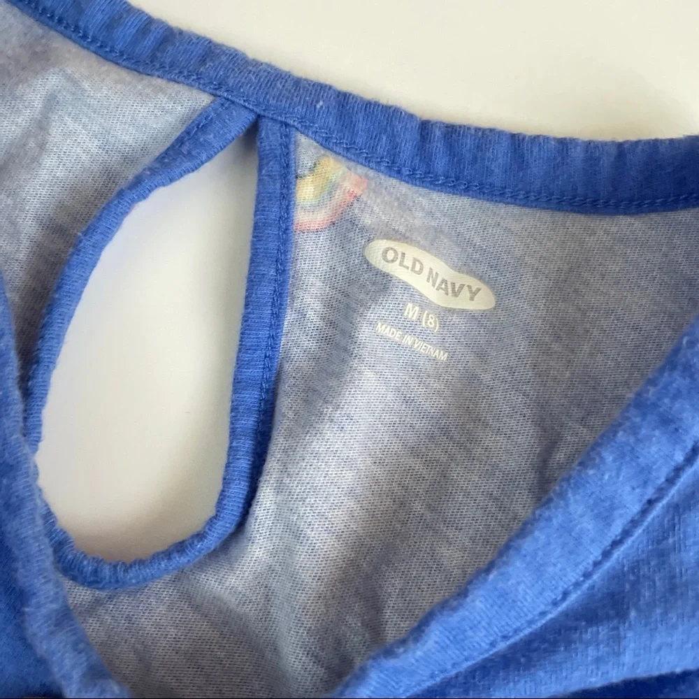 Old Navy blue rainbow