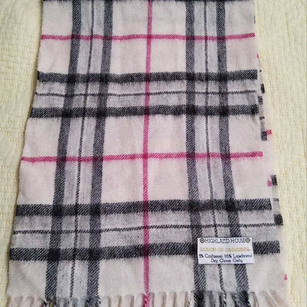 Highland House Cashmere Lambswool Scarf