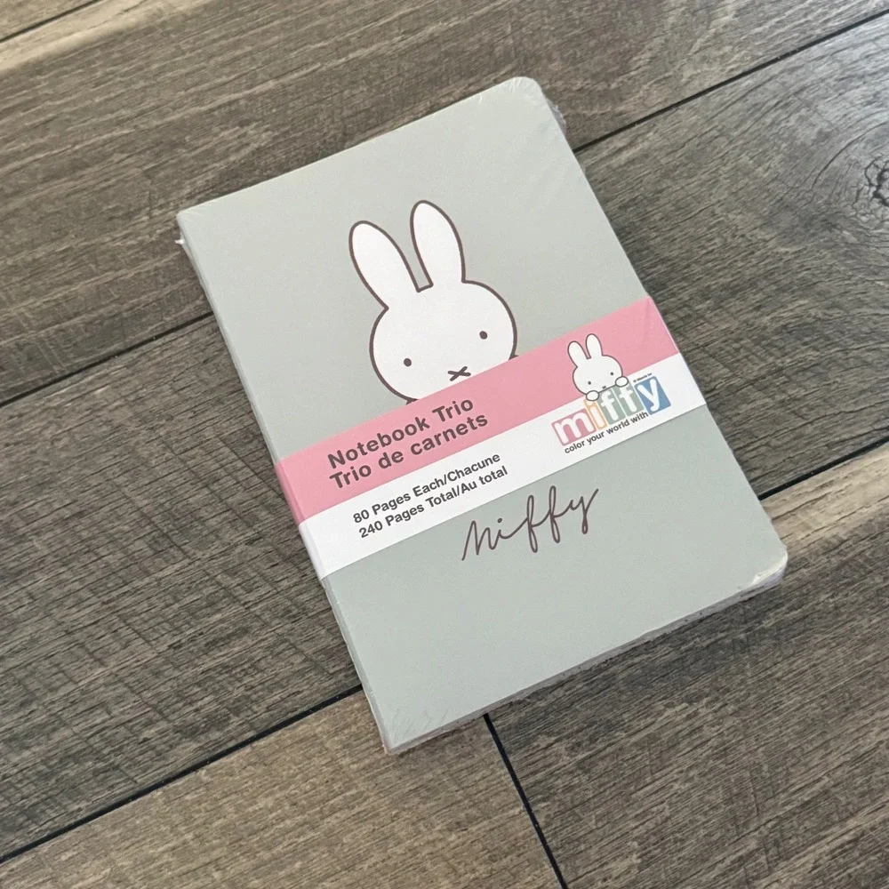 miffy notebook trio