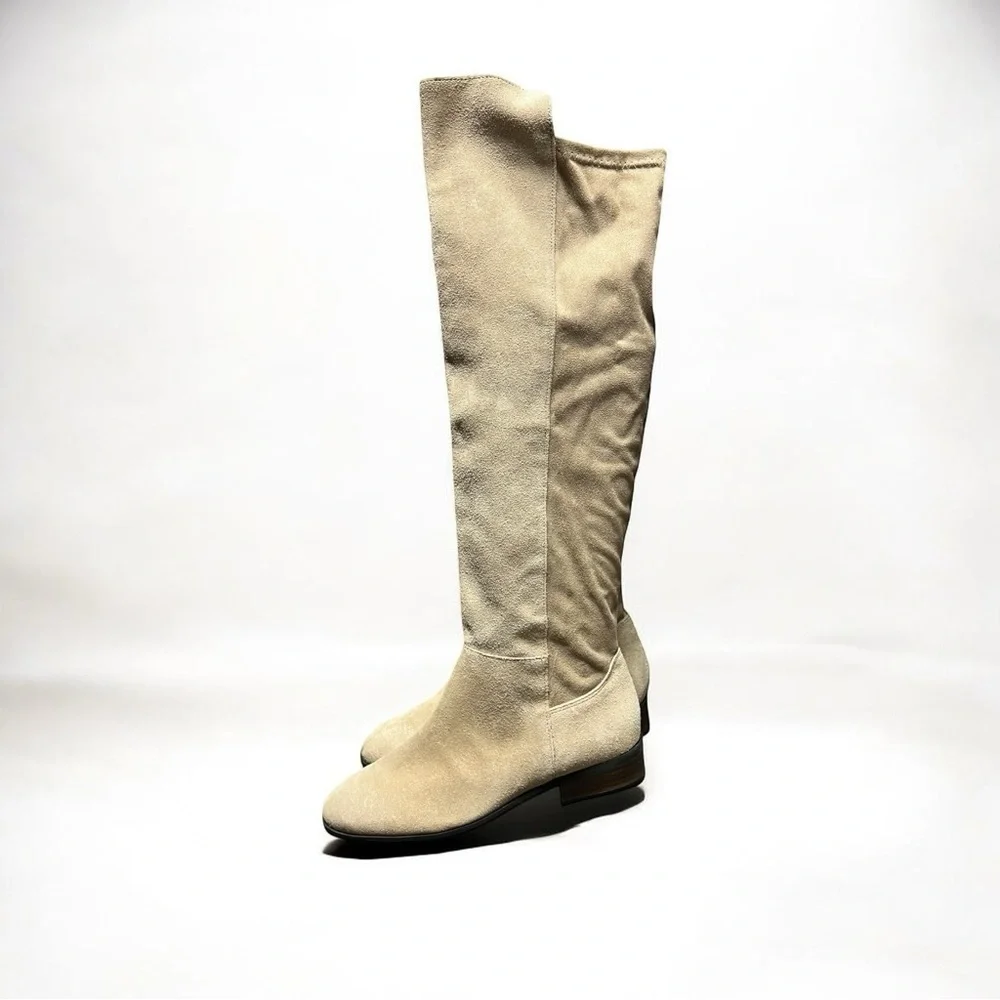 🌻NEW NWOT Lucky Brand Calypso Suede Over The Knee Boots Women's Size 8