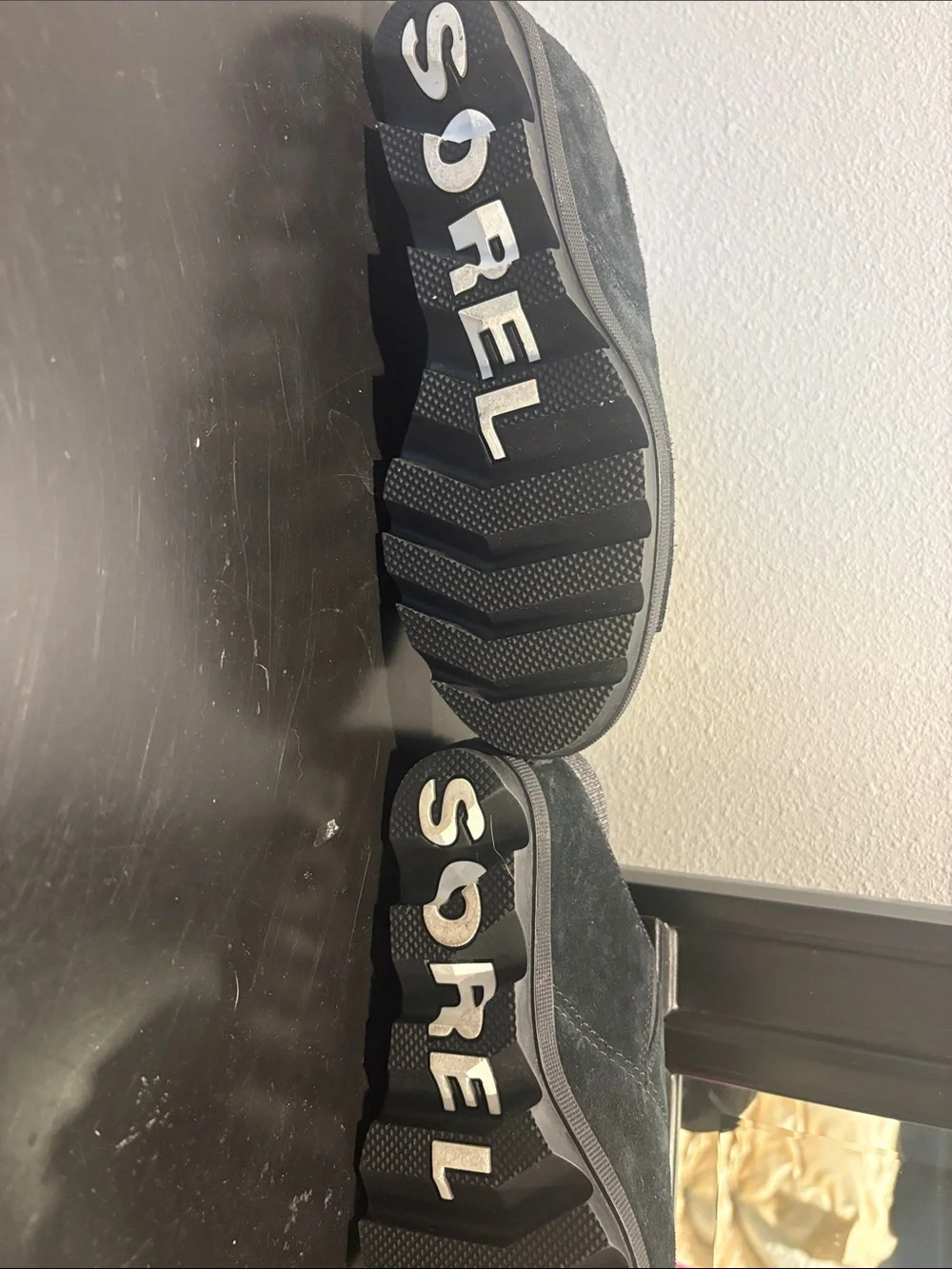 Sorel suede upper