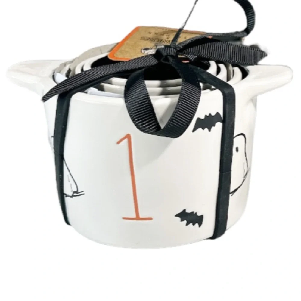 NEW VHTF RAE DUNN/PEANUTS Halloween Measuring Cup Set/4 🎃🎃🎃