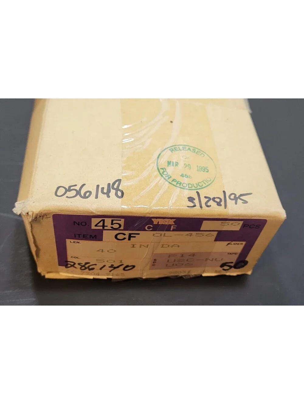 N/A item being