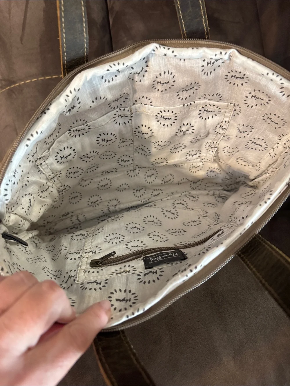 Myra Bag woven front