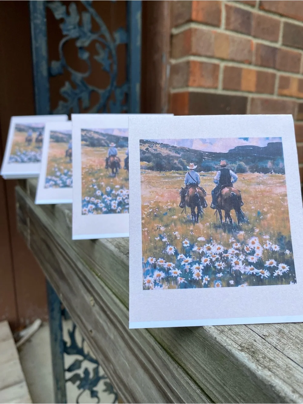 Daisy Meadow Cowboy Cards and Envelopes