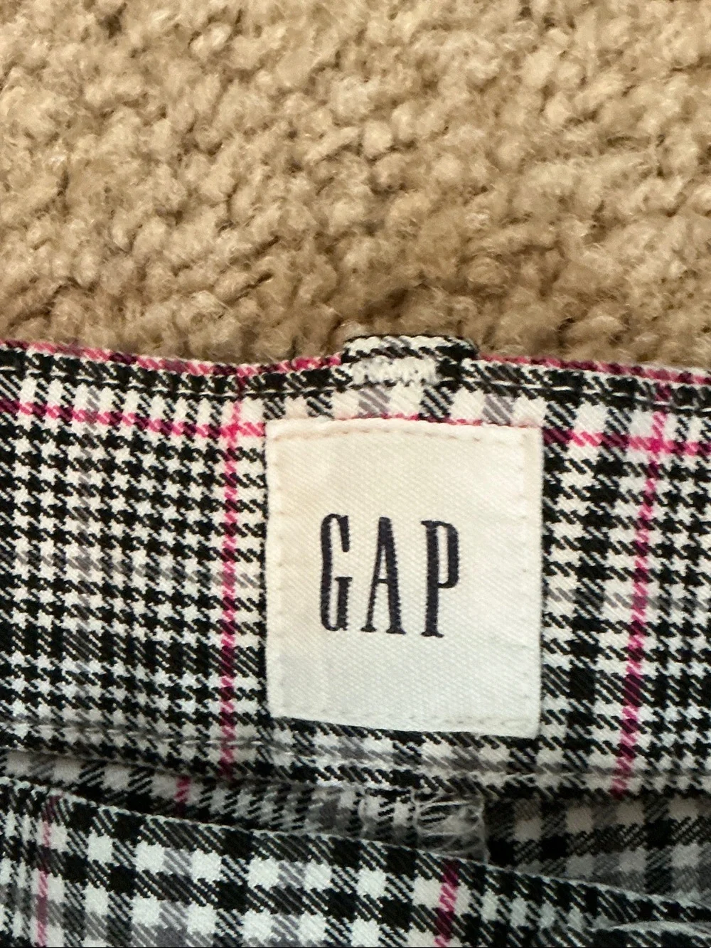 GAP tailored plaid