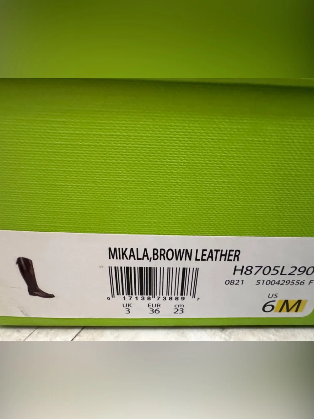 NIB Sam Edelman Sz 6 Mikala Terazzo Brown Leather Block Heel Riding Knee Boots