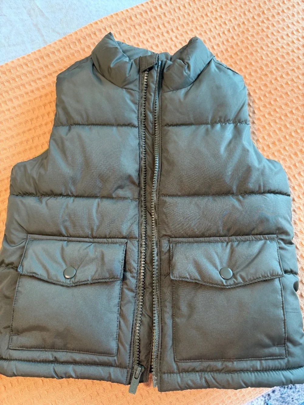 Boys ArmyGreen Vest