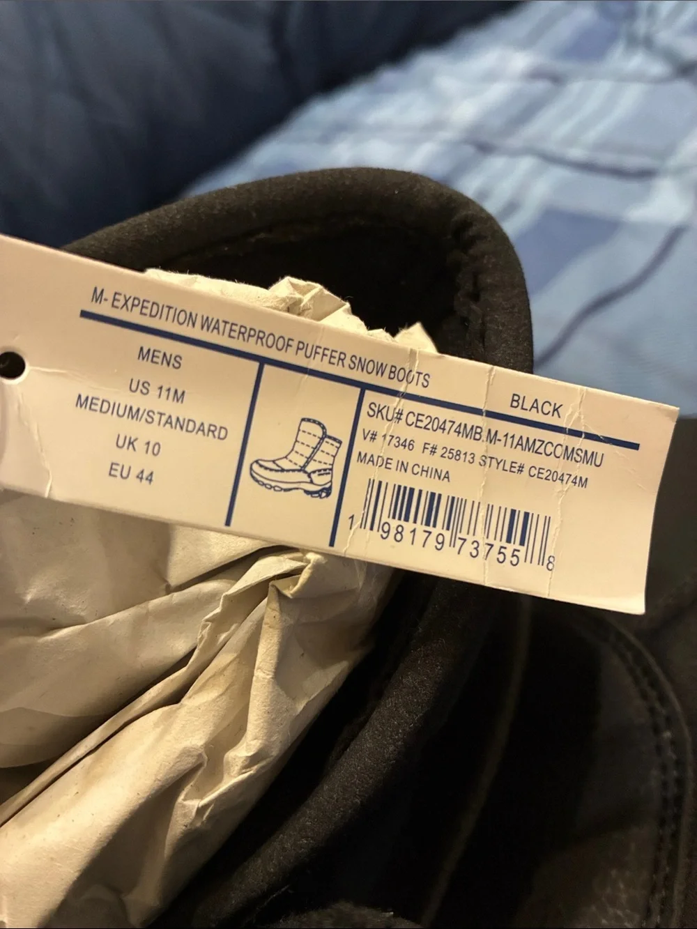 Lands End quilted waterproof