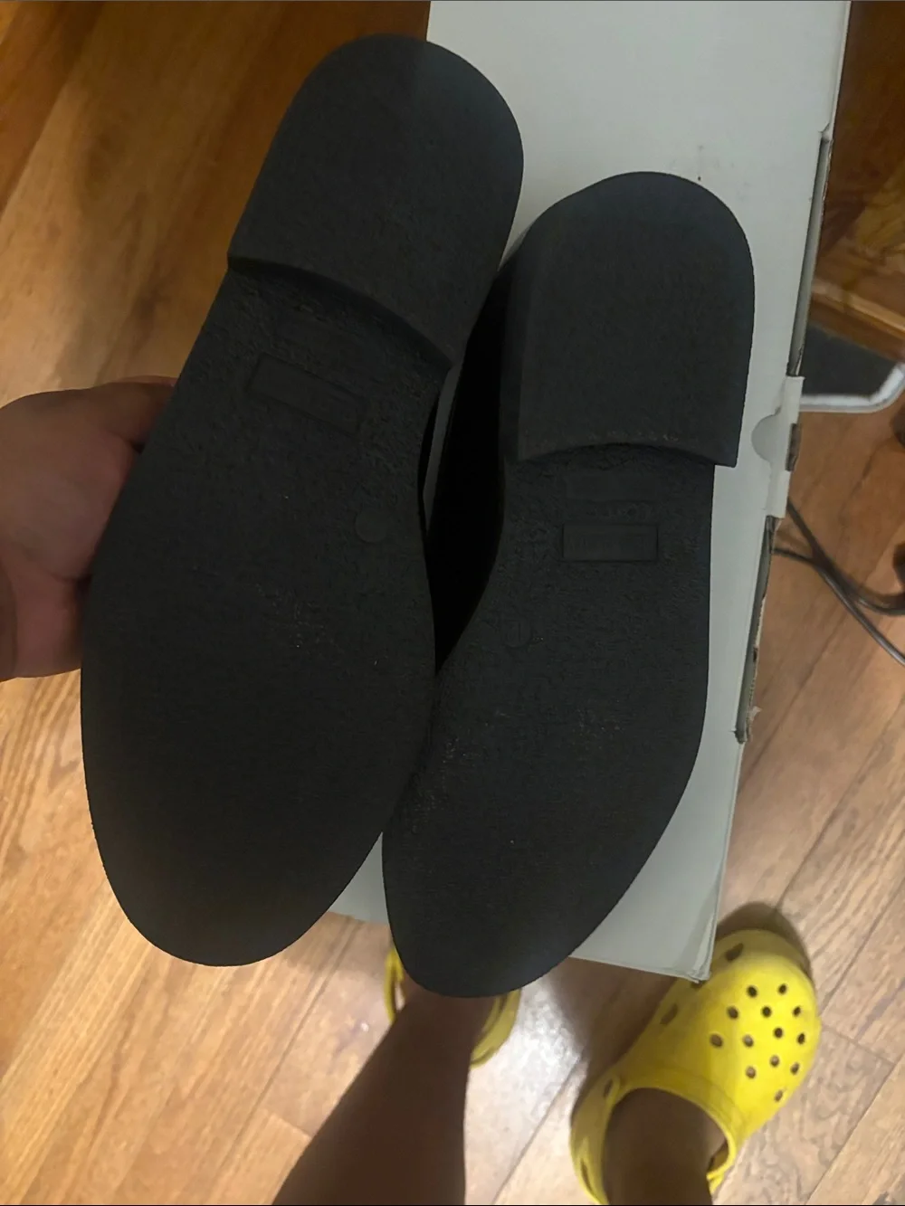 Old Navy shiny black