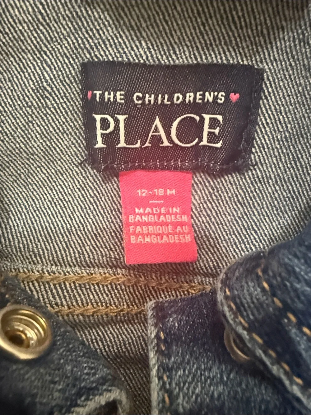 The Childrens Place classic denim