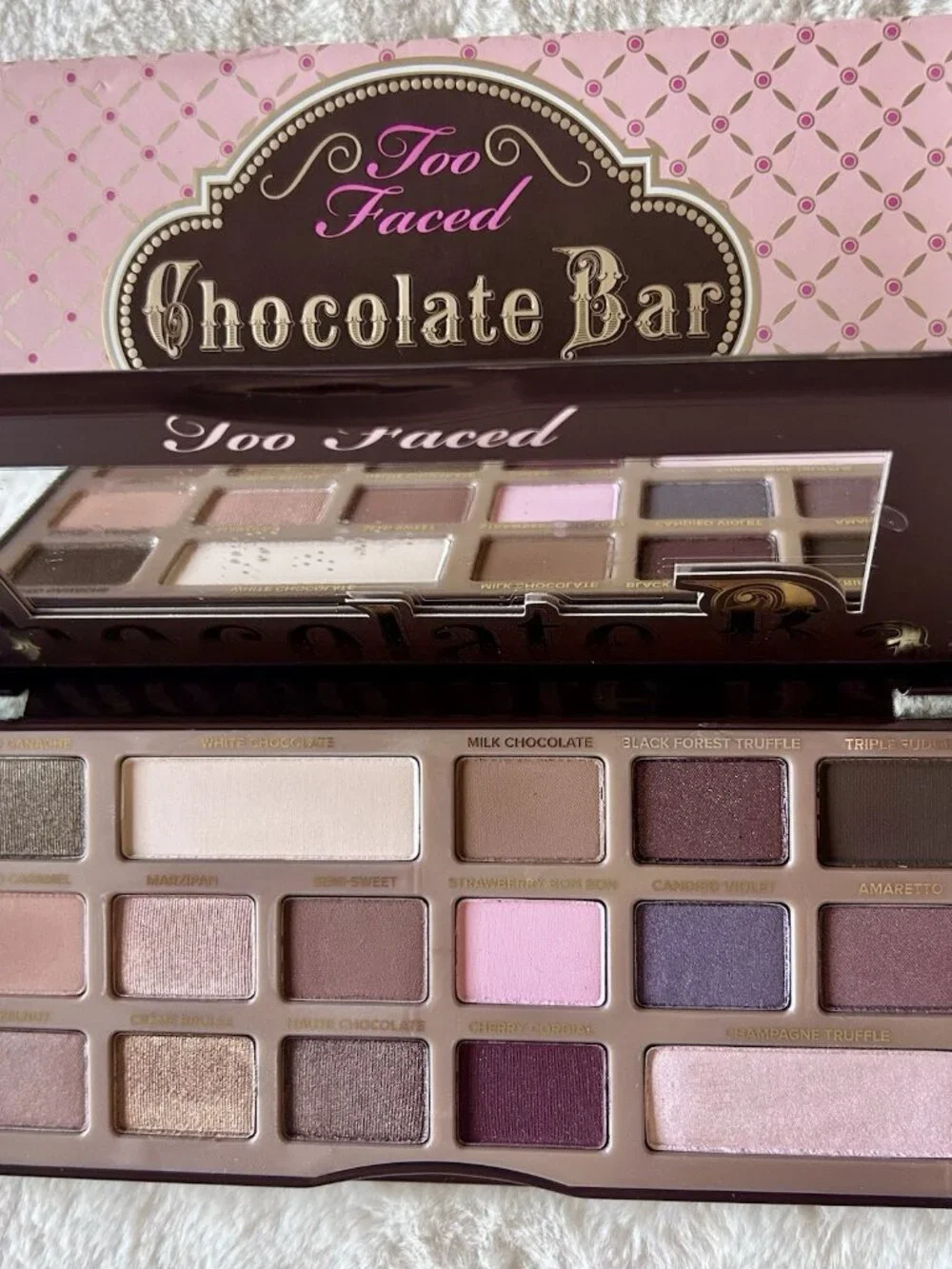 New In Box Too Faced Chocolate Bar Eye Shadow Palette Full Size