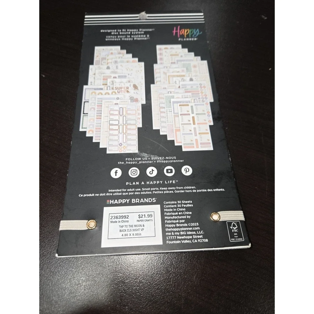 Happy Planner 780 stickers